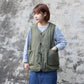 ARMY TWILL -
PE WEATHER REVERSIBLE VEST