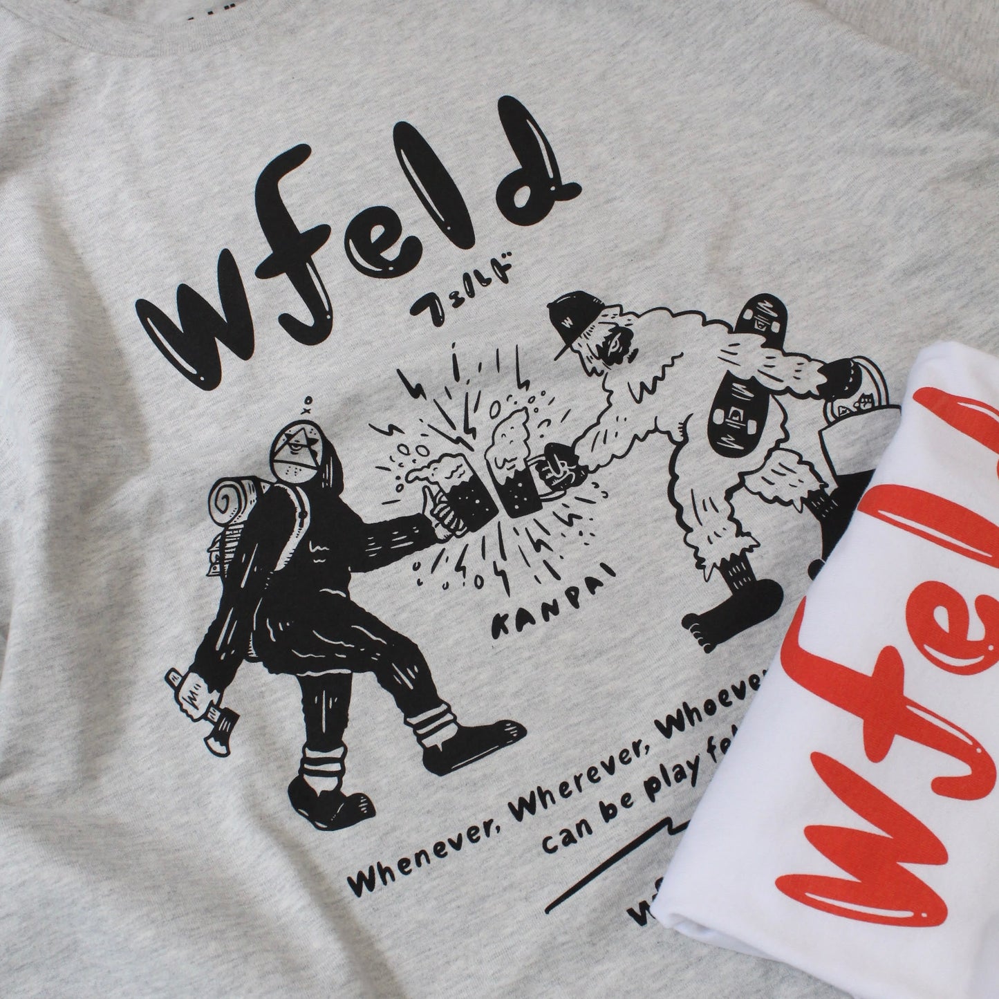 WFELD X CAMP HOLIC - WFELD X CAMP HOLIC - KANPAI S/S TEE