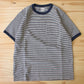 FELCO - AMERICAN VINTAGE STRIPE RINGER POCKET TEE