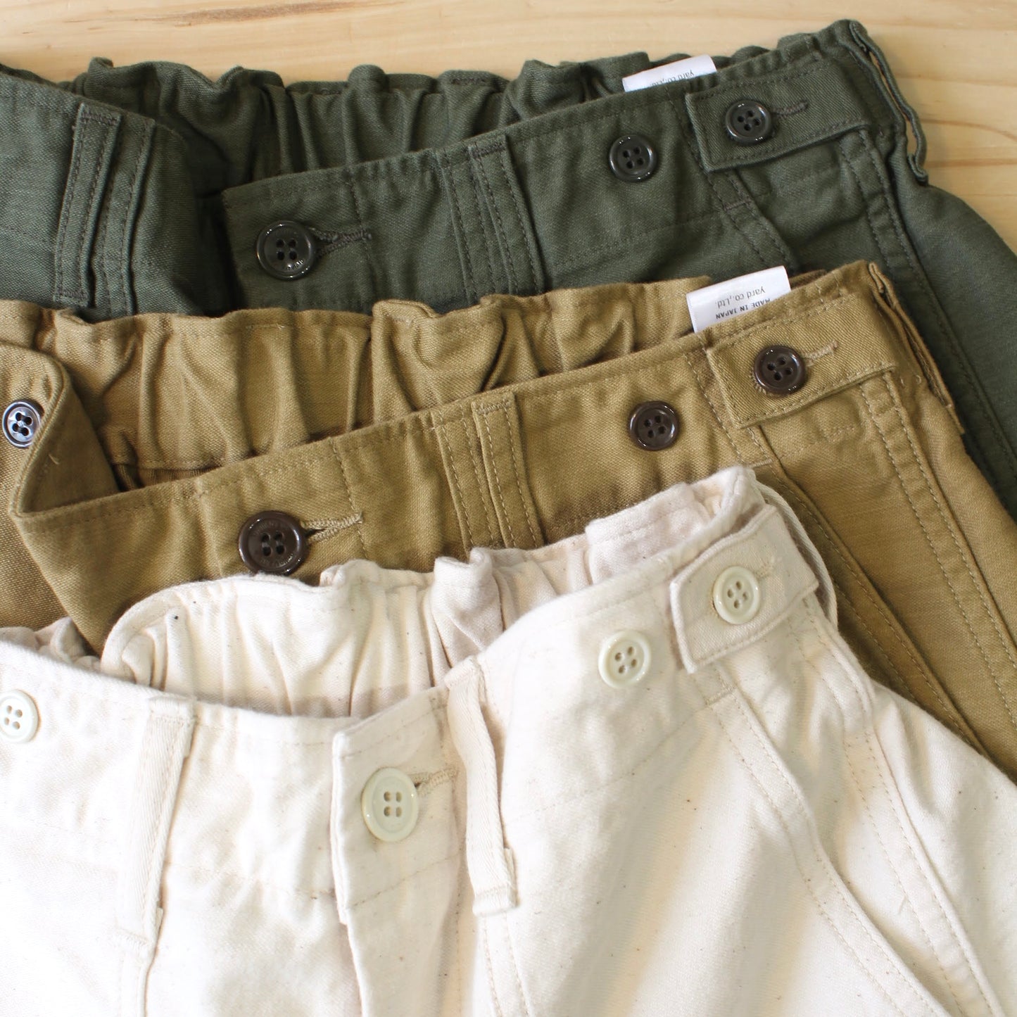 ORDINARY FITS -
JAMES FATIGUE BACK SATIN PANTS