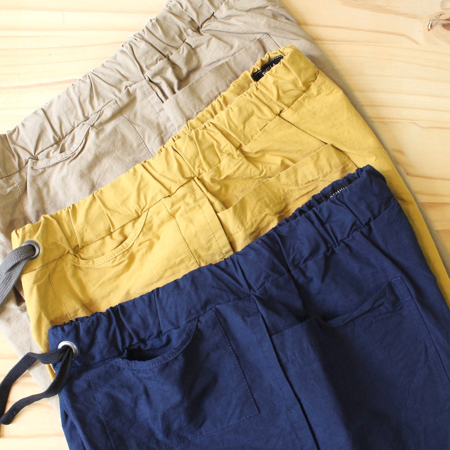 REMILLA -
COTTON LINEN HIDA SHORTS