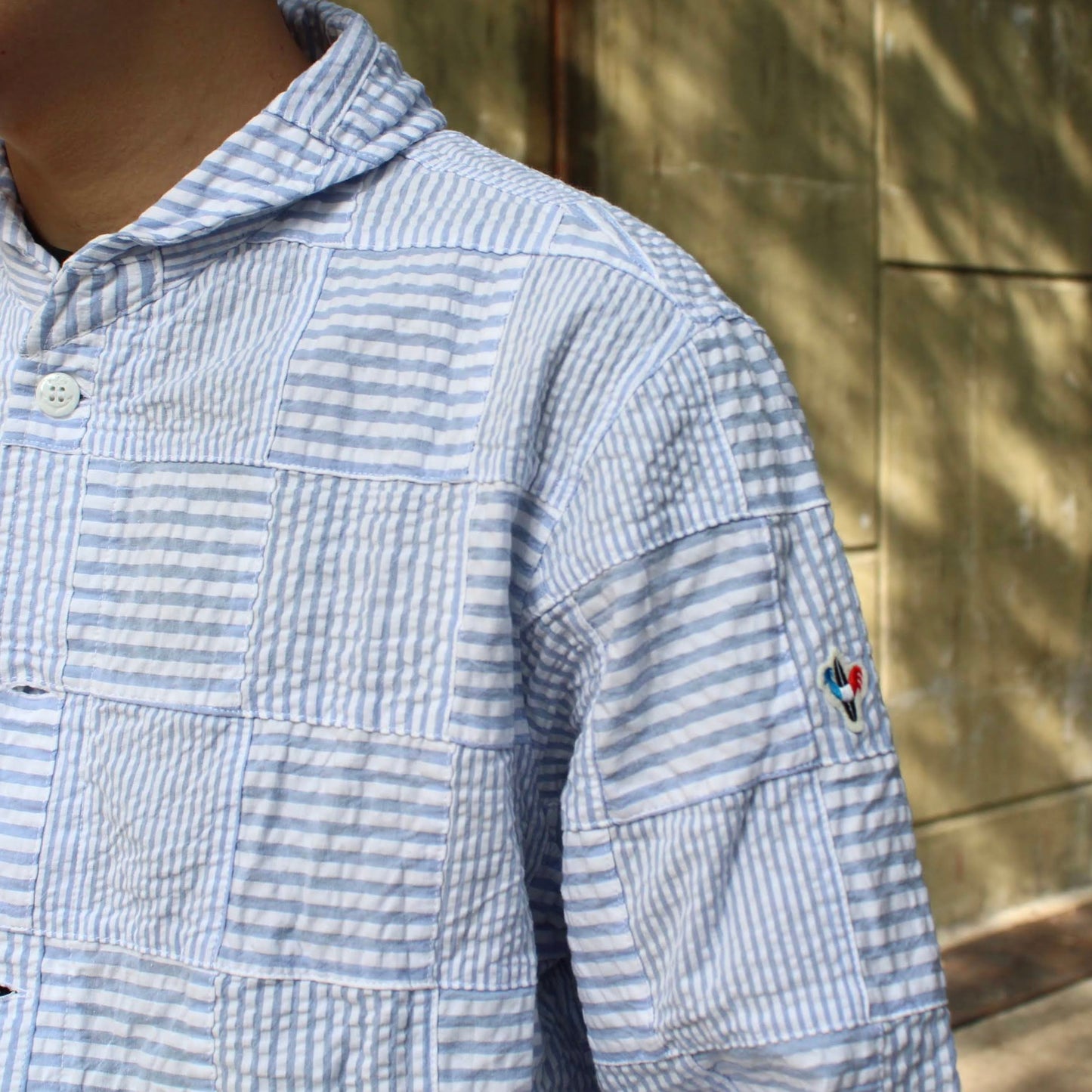 Arvor Maree - SHEER SUCKERS MARINE SHIRT JACKET