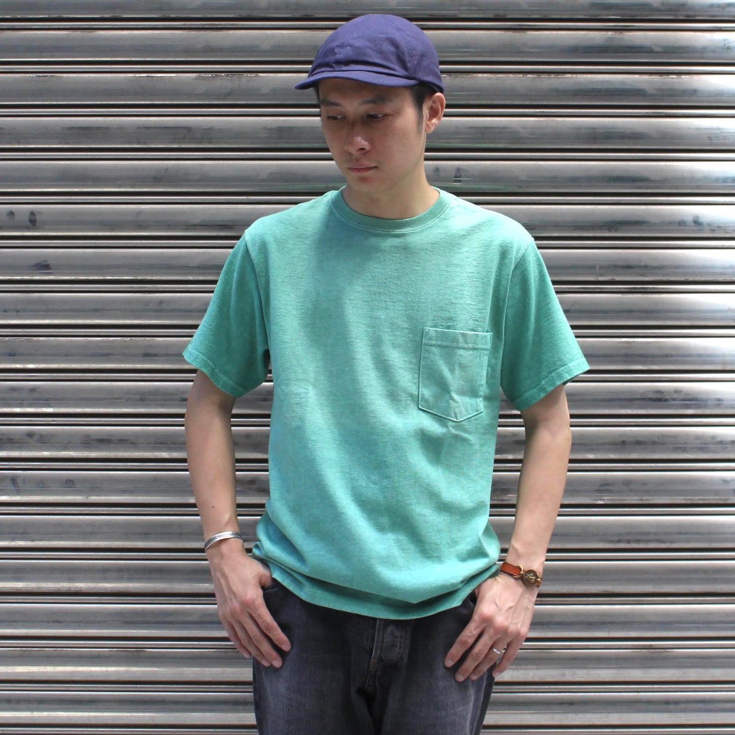 GOODWEAR (Japanese version) -
 7.2OZ S/S POCKET TEE
 (PIGMENT DYE)