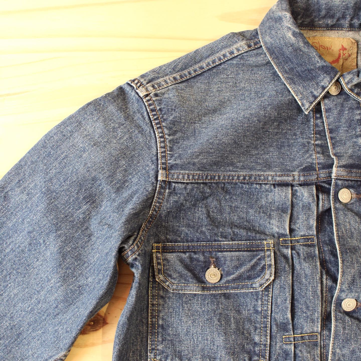 Or Slow -50'S DENIM JACKET (2 YEAR WASH)