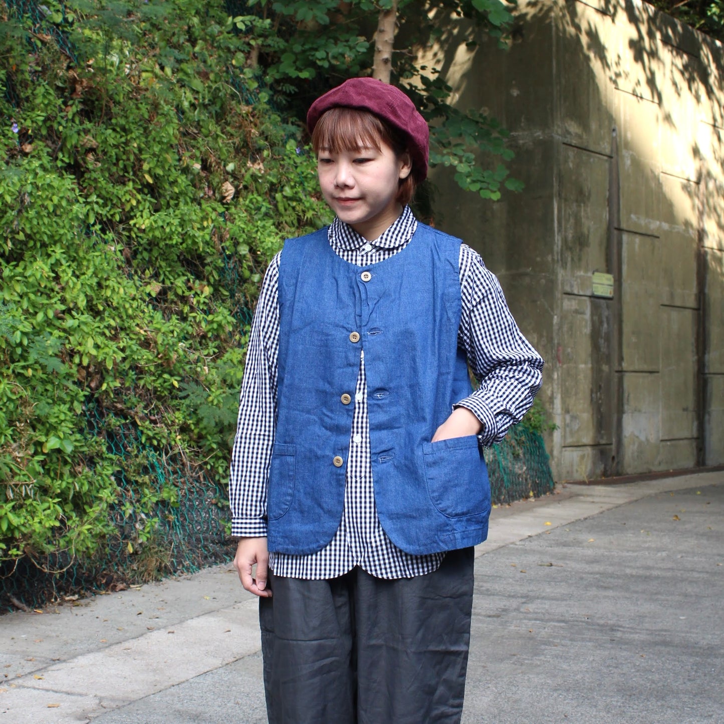 NARU FACTORY -
8OZ DENIM VEST