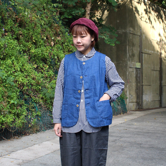 NARU FACTORY -
8OZ DENIM VEST
