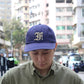 FELCO - 
TWILL STONE WASHED BB “F” FELT CAP