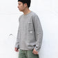 RIDING HIGH - Regular LOOPWHEEL L/S POCKET TEE