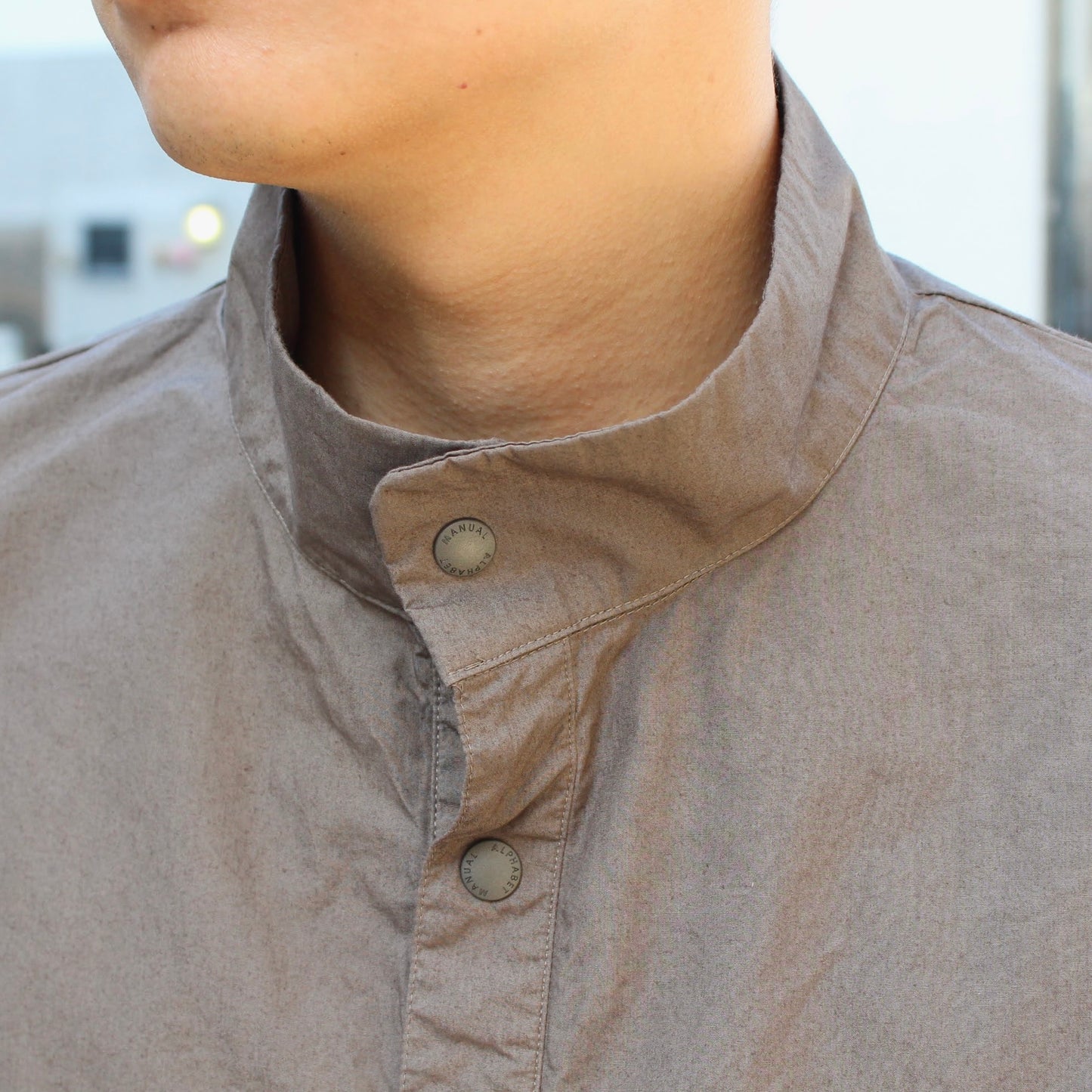 MANUAL ALPHABET - 
PULLOVER S/S SHIRT