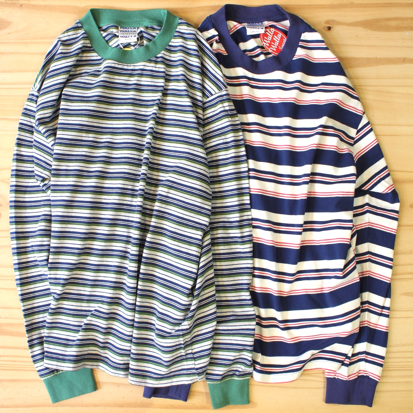 WALLA WALLA SPORT -
L/S STRIPE CREW TEE
