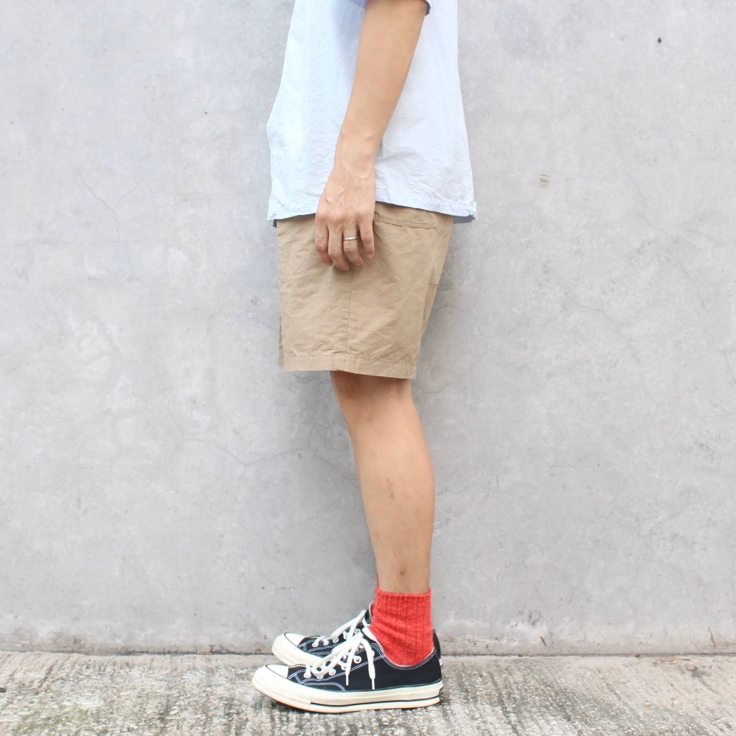 REMILLA -
COTTON LINEN HIDA SHORTS