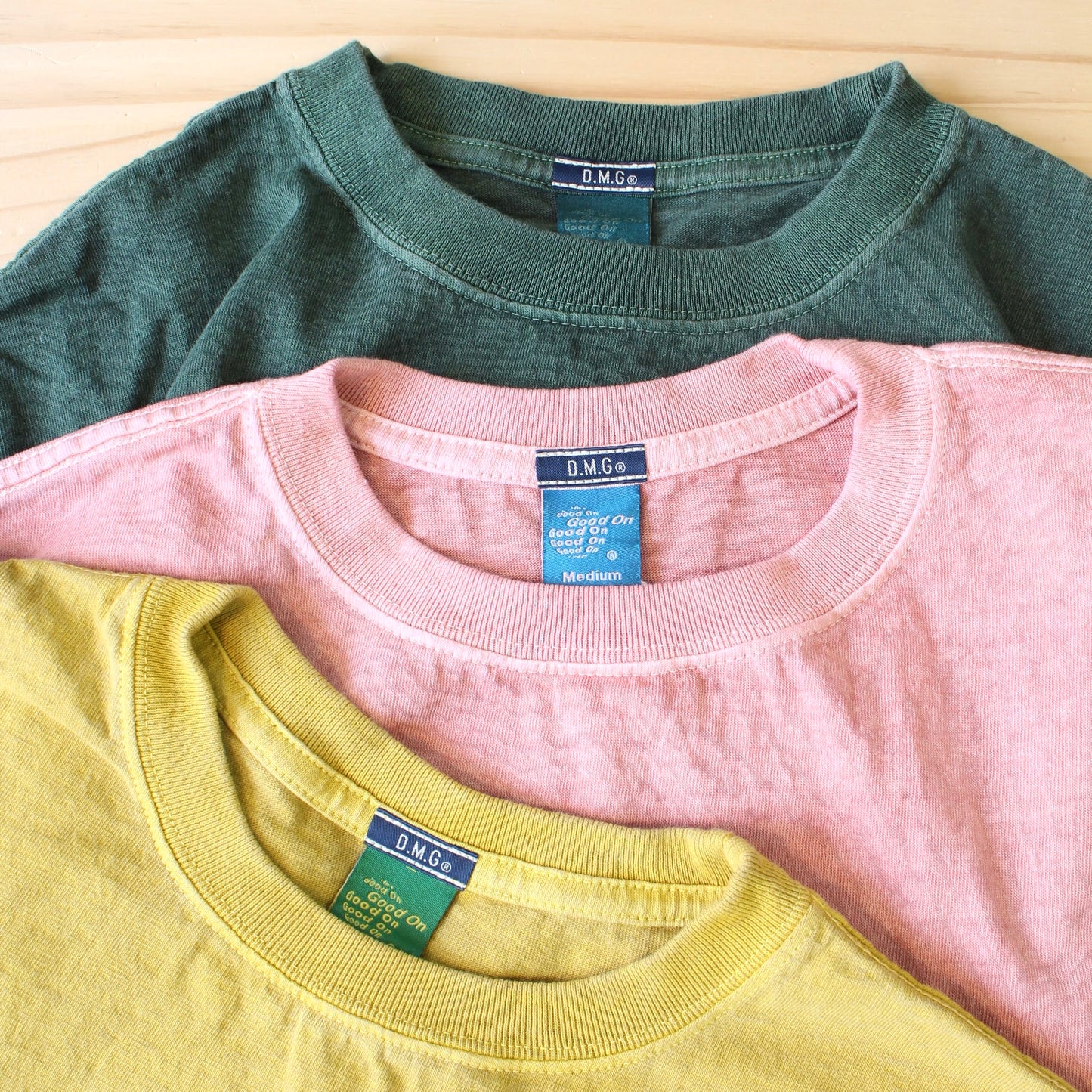 D.M.G -  ICE PIGMENT DYE PRINT TEE