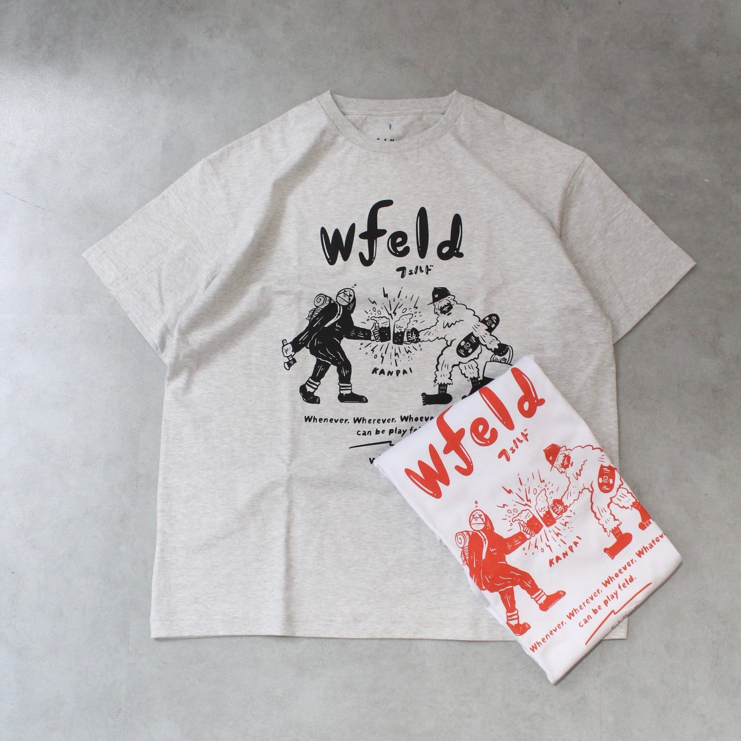 WFELD X CAMP HOLIC - WFELD X CAMP HOLIC - KANPAI S/S TEE