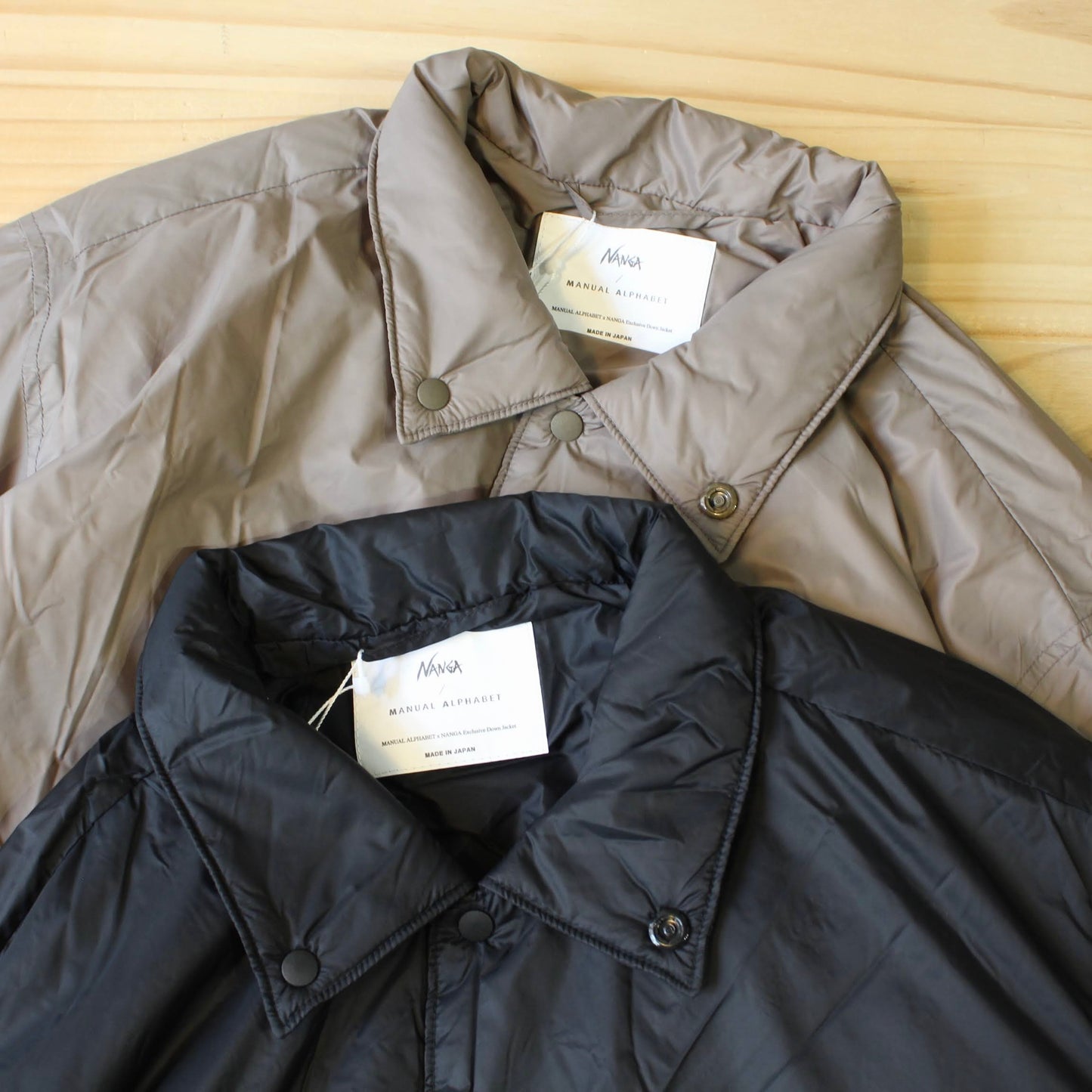 MANUAL ALPHABET X NANGA -
EQUIPMENT DOWN SNAP SHIRT