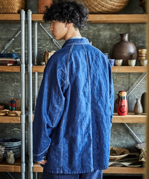 OrSlow -
40’S WWII DENIM COVERALL
LOOSE FIT