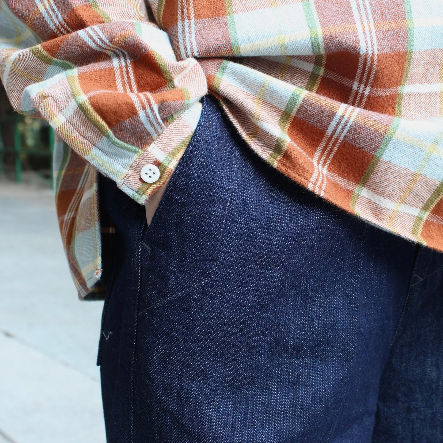 D.M.G - 9OZ DENIM EASY PANTS