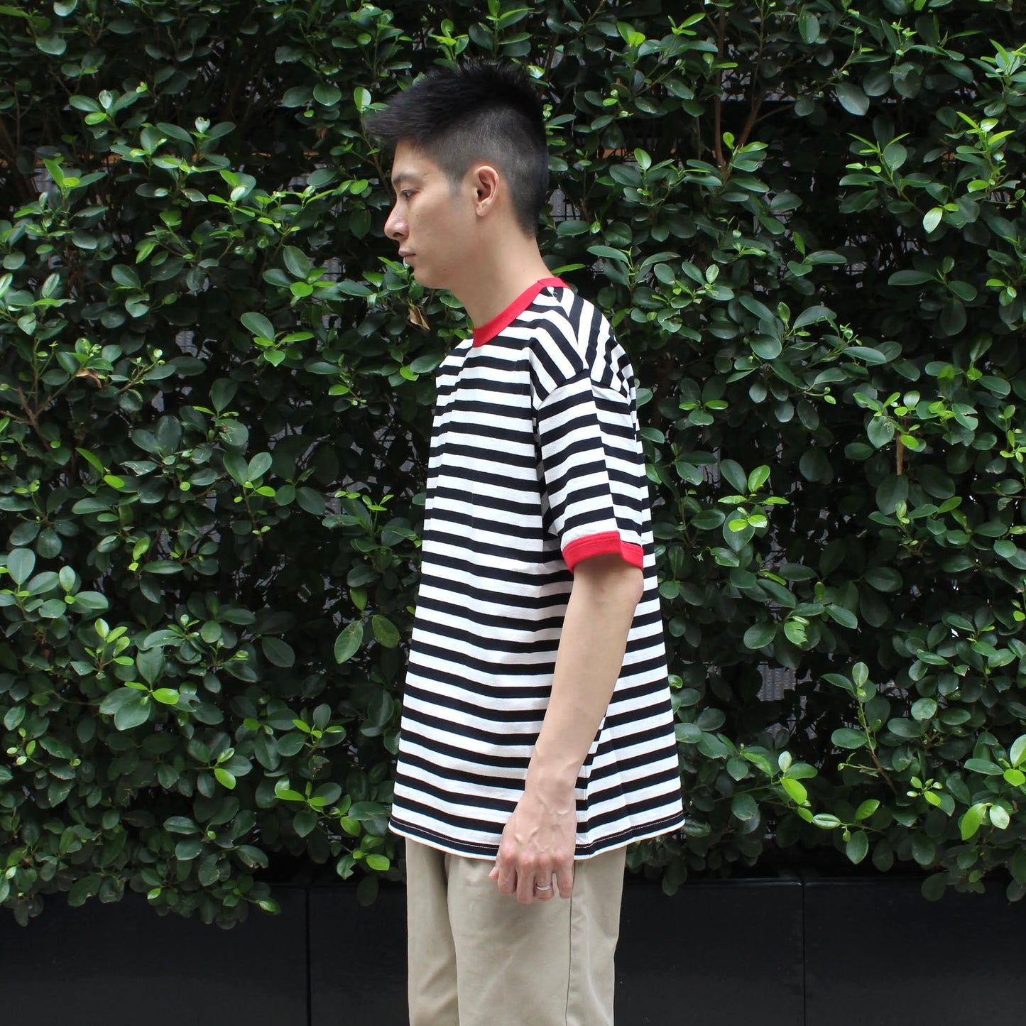 Soglia - S/S BORDER RINGER TEE