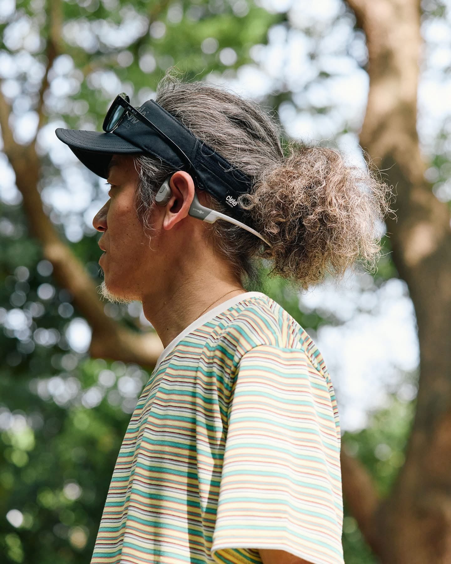 BRING -
DRYCOTTONY MULTI STRIPES TEE