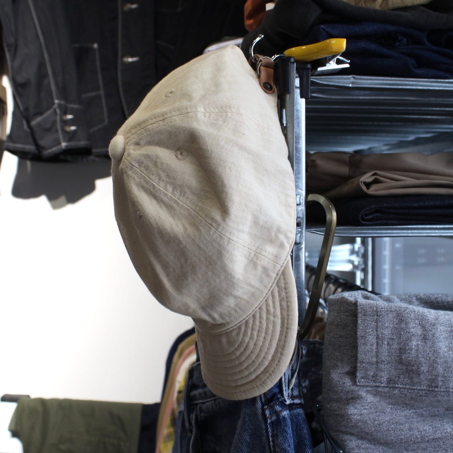 HIGHER -
VINTAGE HERRINGBONE(人字紋) CAP