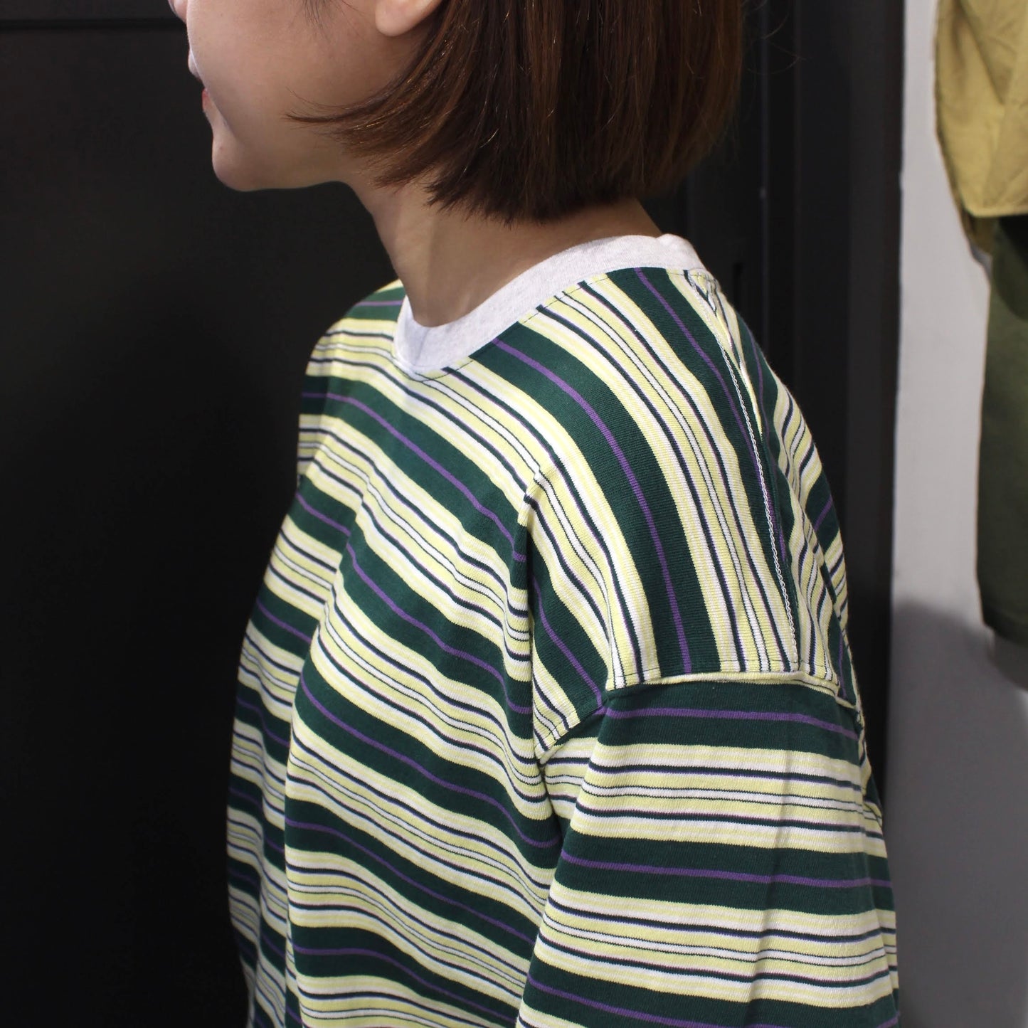 SOGLIA -
OPEN END L/S BORDER TEE