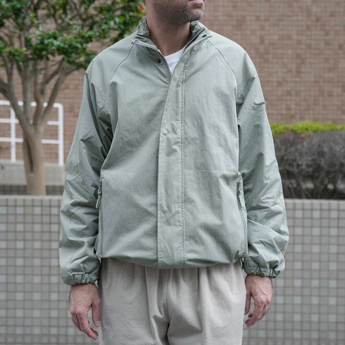 MANUAL ALPHABET -
COTTON NYLON MILITARY JACKET