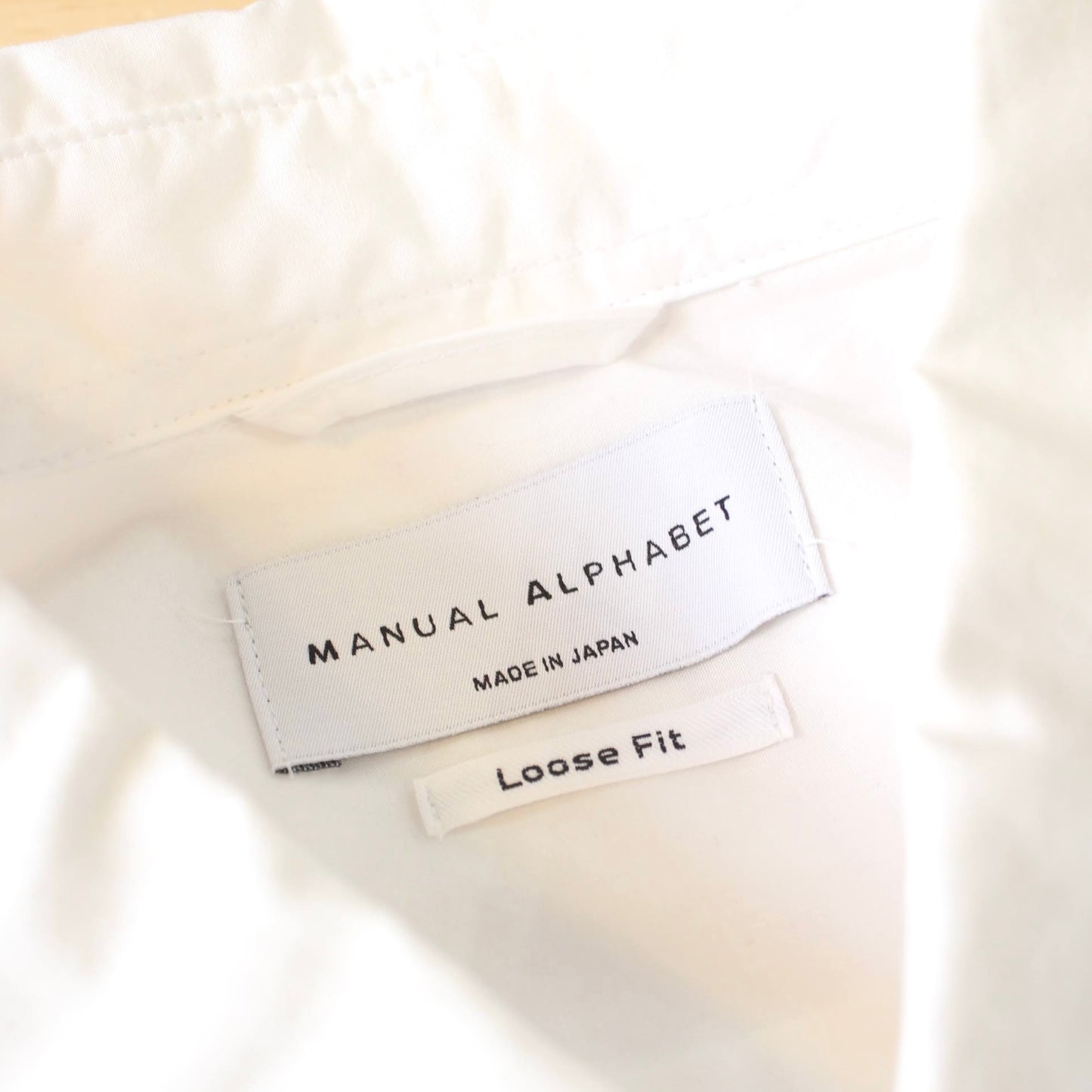 MANUAL ALPHABET - 
TYPEWRITER LOOSE FIT B/C SHT