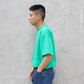 FLISTFIA - 
LOOSE FIT CREW NECK TEE