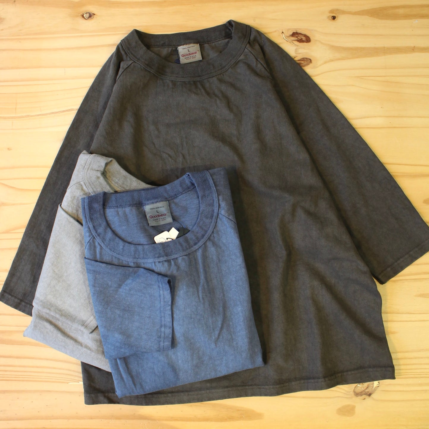 GOODWEAR (日版) - 
7.2OZ 3/4 RAGLAN TEE