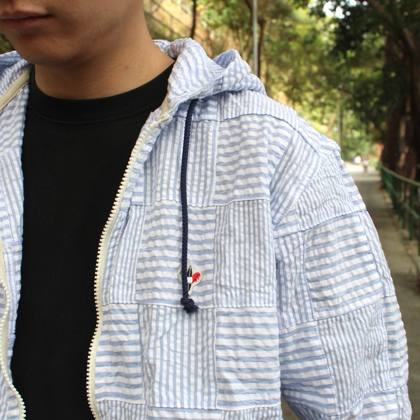 Arvor Maree -
SHEER SUCKERS ZIP UP PARKA