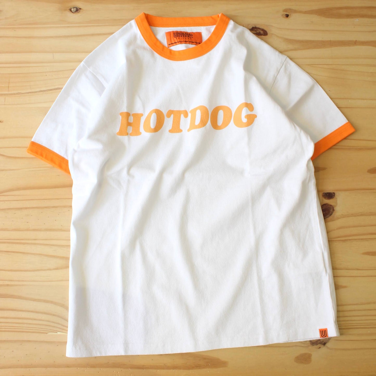 UNIVERSAL OVERALL -
HOT DOG RINGER TEE