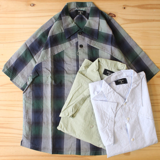 REMILLA -
COTTON LINEN S/S SHIRT