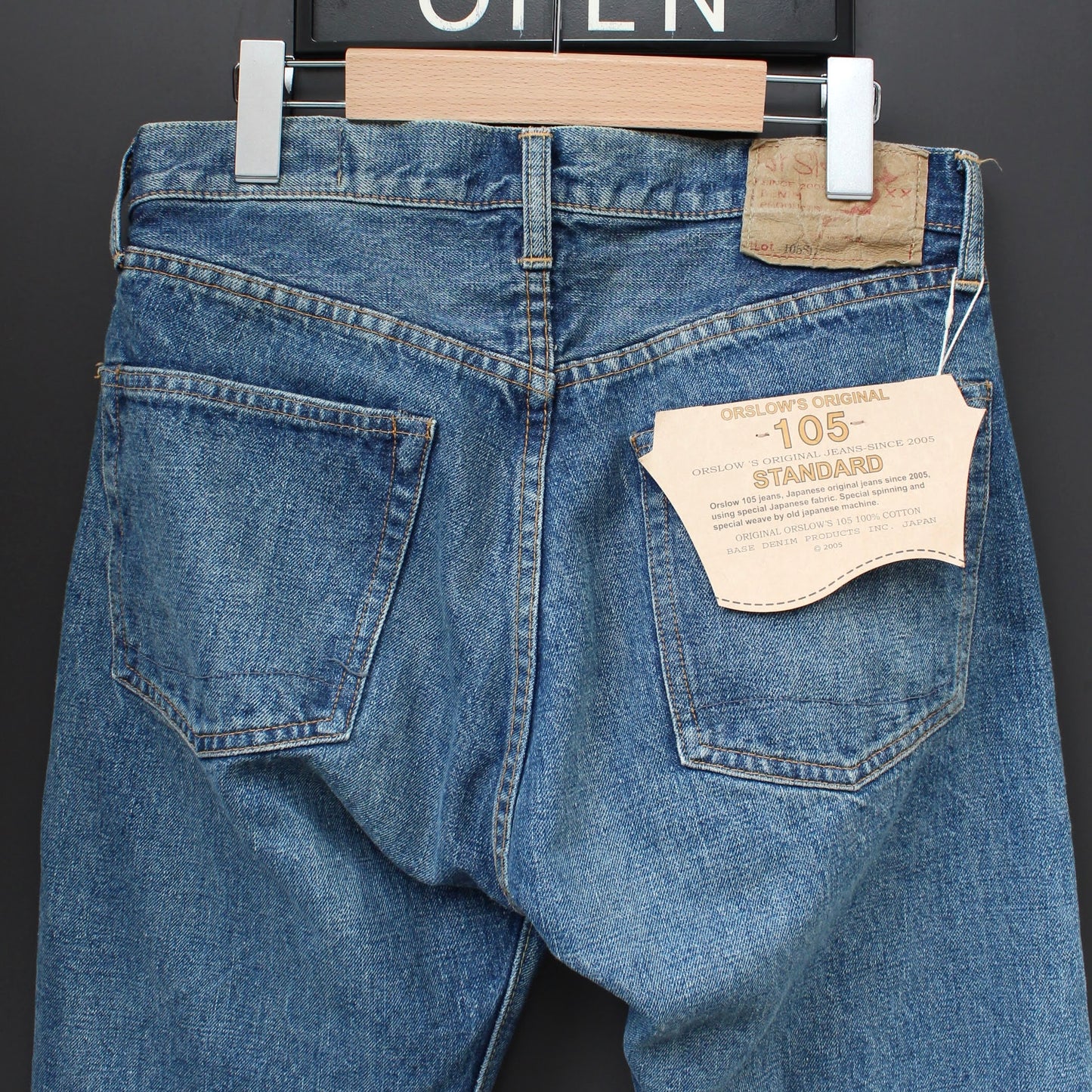 OrSlow -
105 STANDARD FIT 13.7OZ DENIM SHORT LENGTH(短身版)
(2 YEARS WASH)