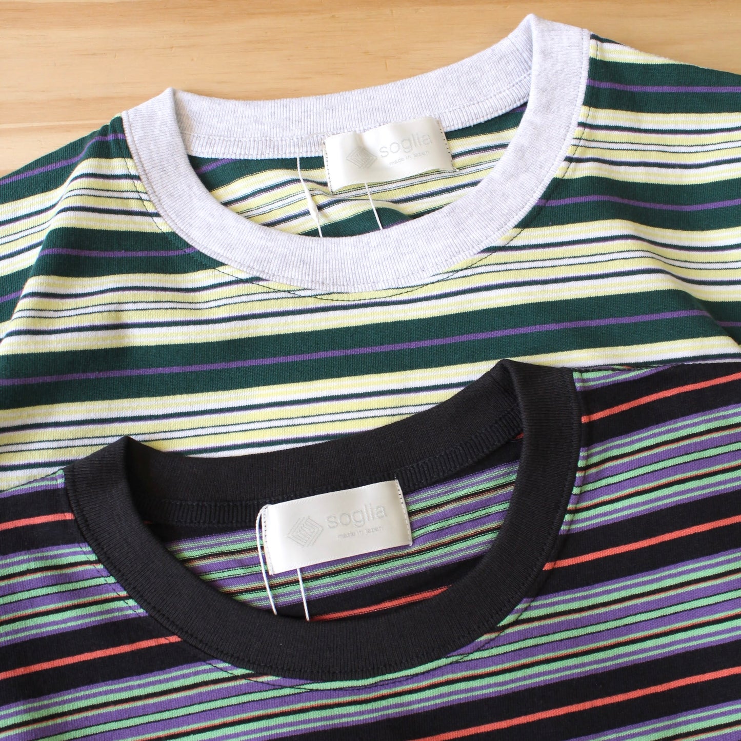 SOGLIA -
OPEN END L/S BORDER TEE