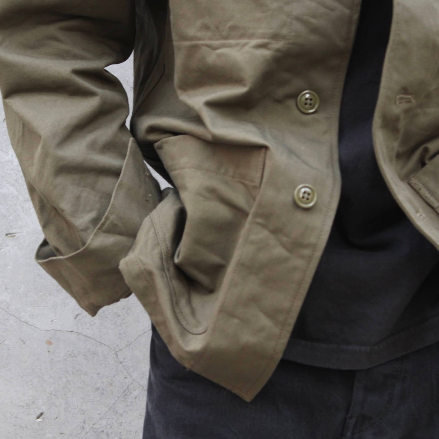 EMPIRE & SONS -
COVERALL WORK JACKET VINTAGE SLUB CHINO CLOTH