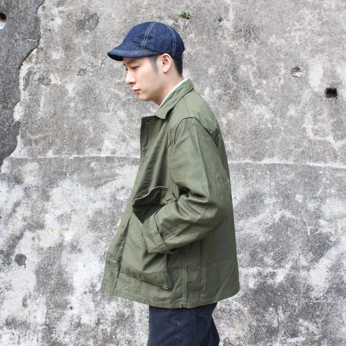 SPELLBOUND -
OLIVE MILITARY JACKET