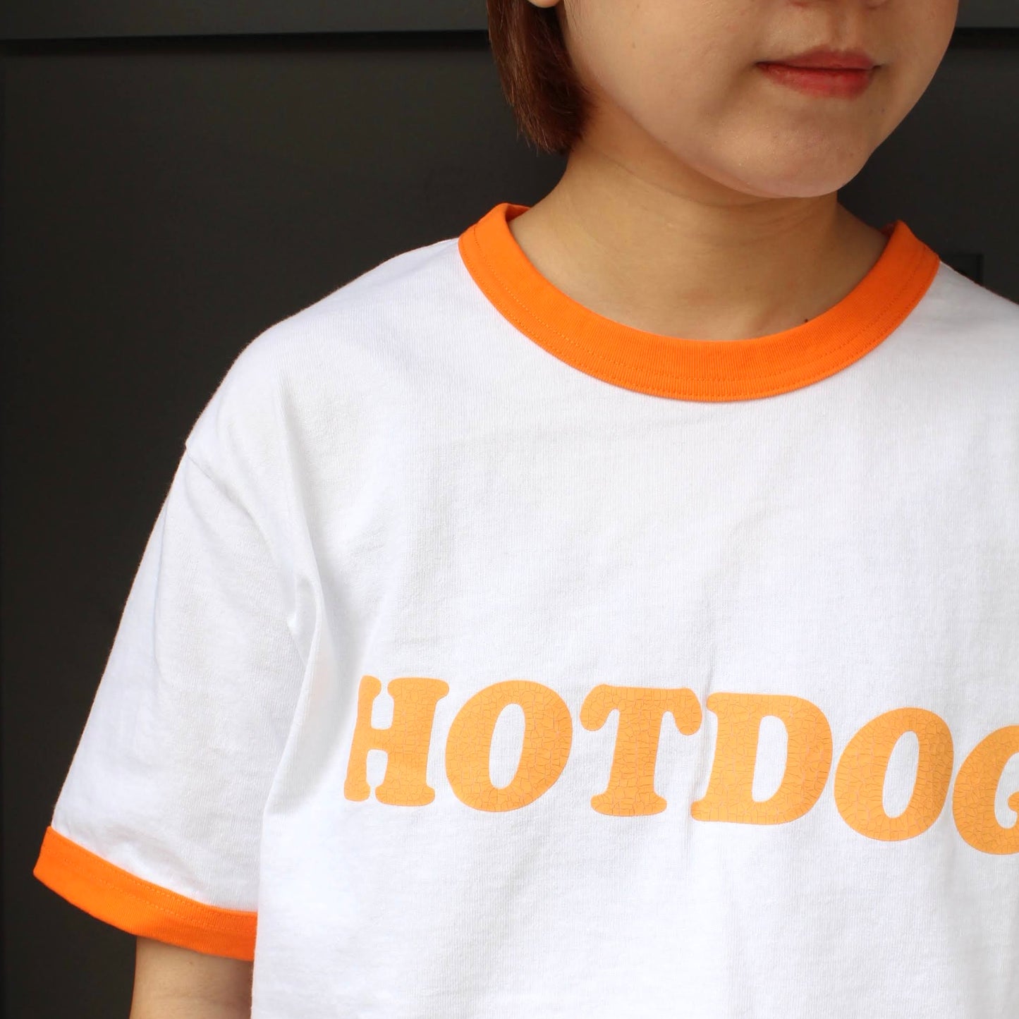 UNIVERSAL OVERALL -
HOT DOG RINGER TEE