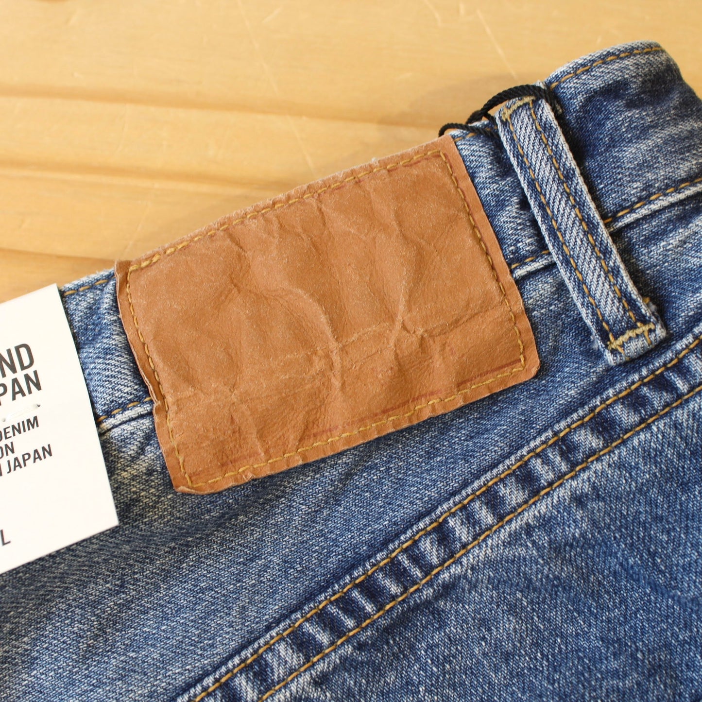 SPELLBOUND -
12OZ SELVEDGE STRAIGHT DENIM ZIP(拉鍊) - USED WASH