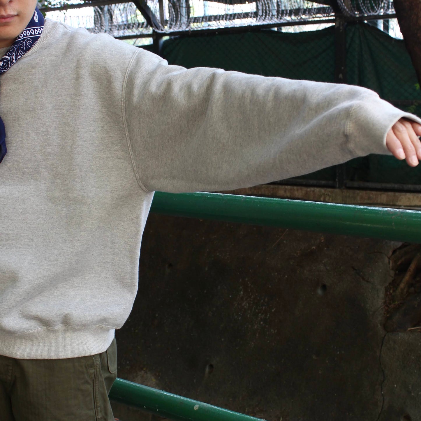 OrSlow - 
RELAX FIT DENSELY KNIT SWEATSHIRT