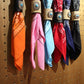 MANCINO - ACCESSORI BANDANA WITH LEATHER TURQUOISE