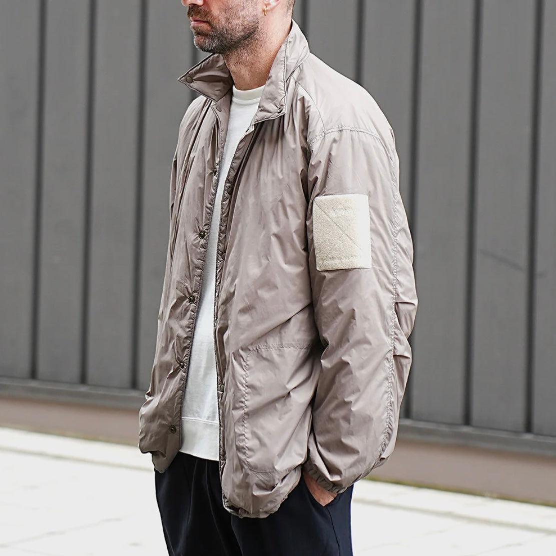 MANUAL ALPHABET X NANGA -
EQUIPMENT DOWN SNAP SHIRT