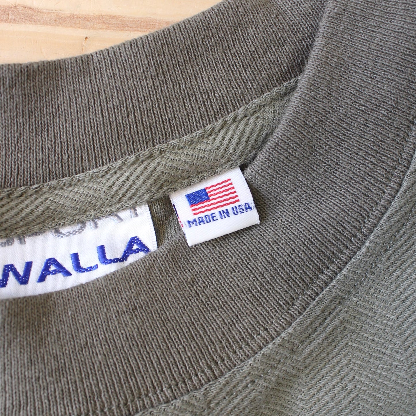 WALLA WALLA SPORT -
U.S. MADE HERRINBONE POCKET TEE