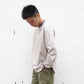 MANUAL ALPHABET - 
L/S MINI BORDER WIDE TEE