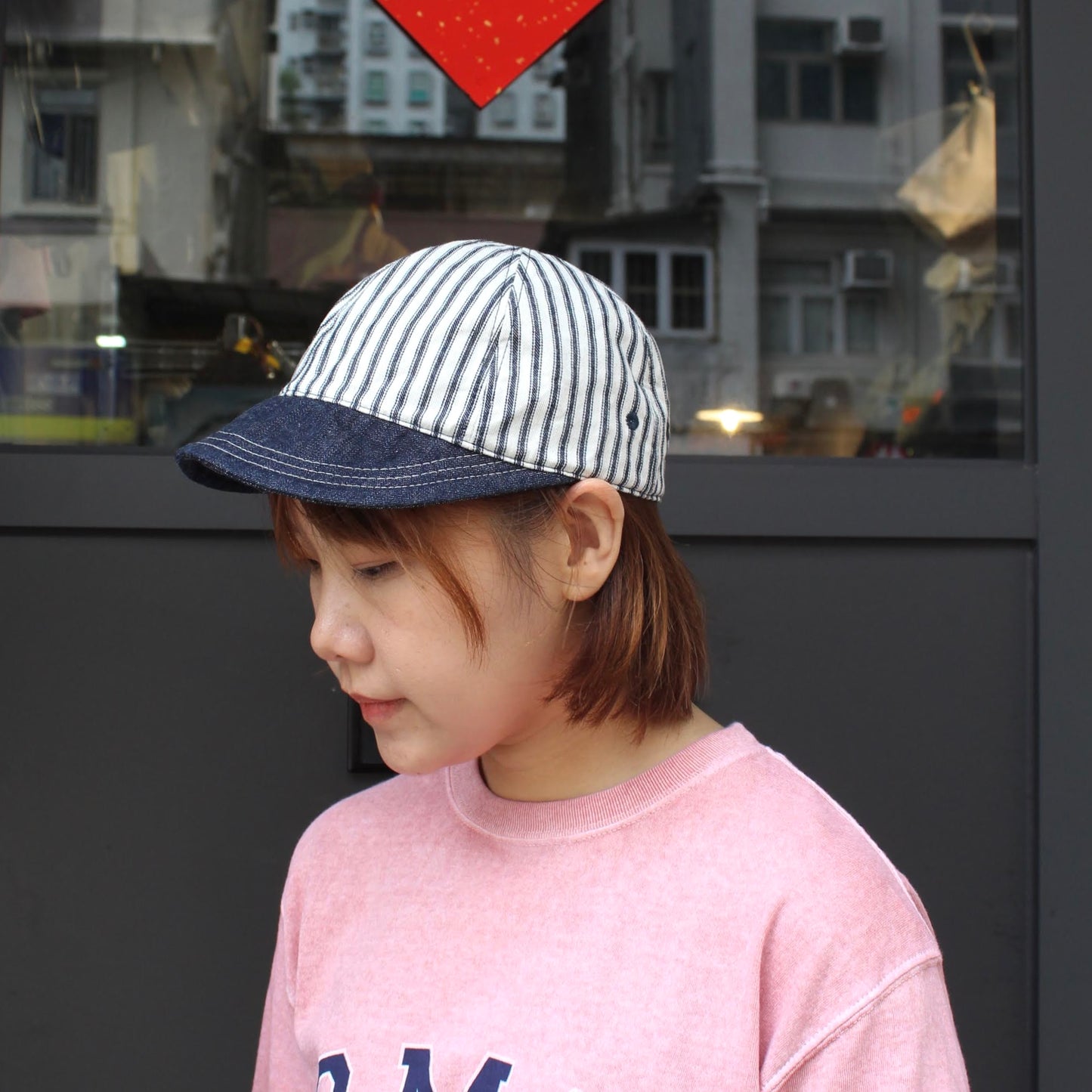 HIGHER -
9OZ HICKORY X DENIM BEAK CAP