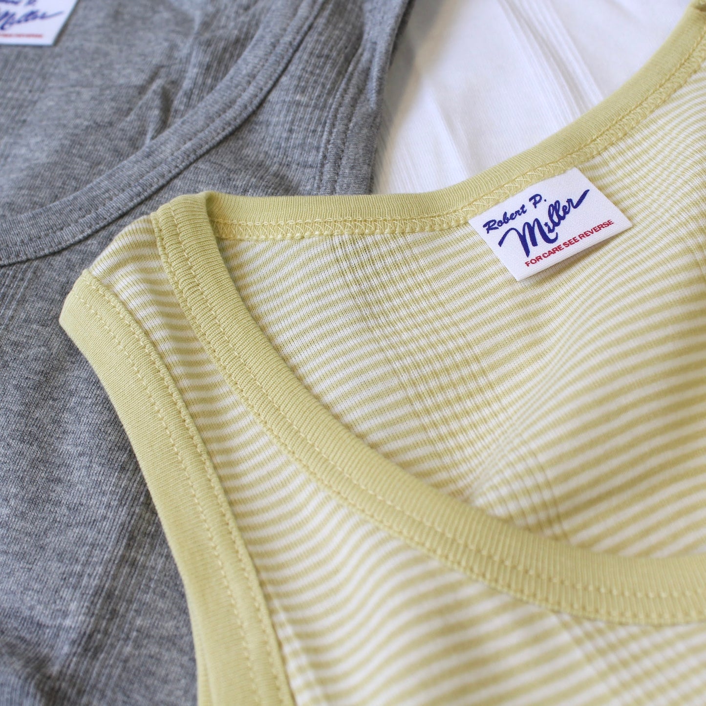 ROBERT P. MILLER - 
PANEL-RIB CASUAL FIT TANK TOP