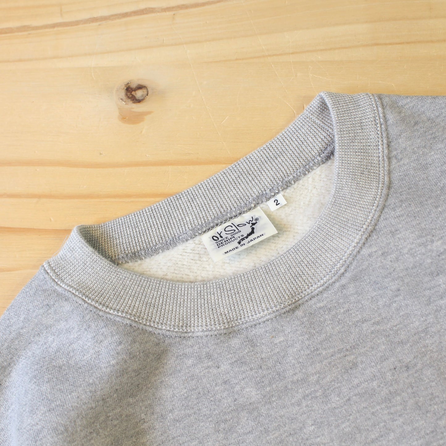 OrSlow - 
RELAX FIT DENSELY KNIT SWEATSHIRT