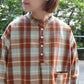 D.M.G - BRUSHED CHECK PULLOVER SHIRT