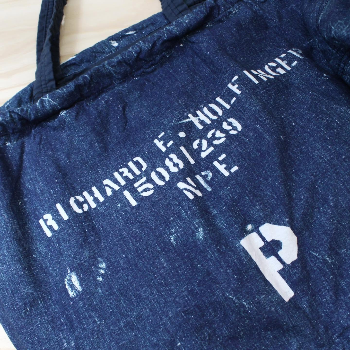 NAPRON - DENIM BAG (REPRODUCTION USED DENIM)