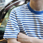 FELCO - 
S/S AMERICAN VINTAGE STRIPE POCKET TEE