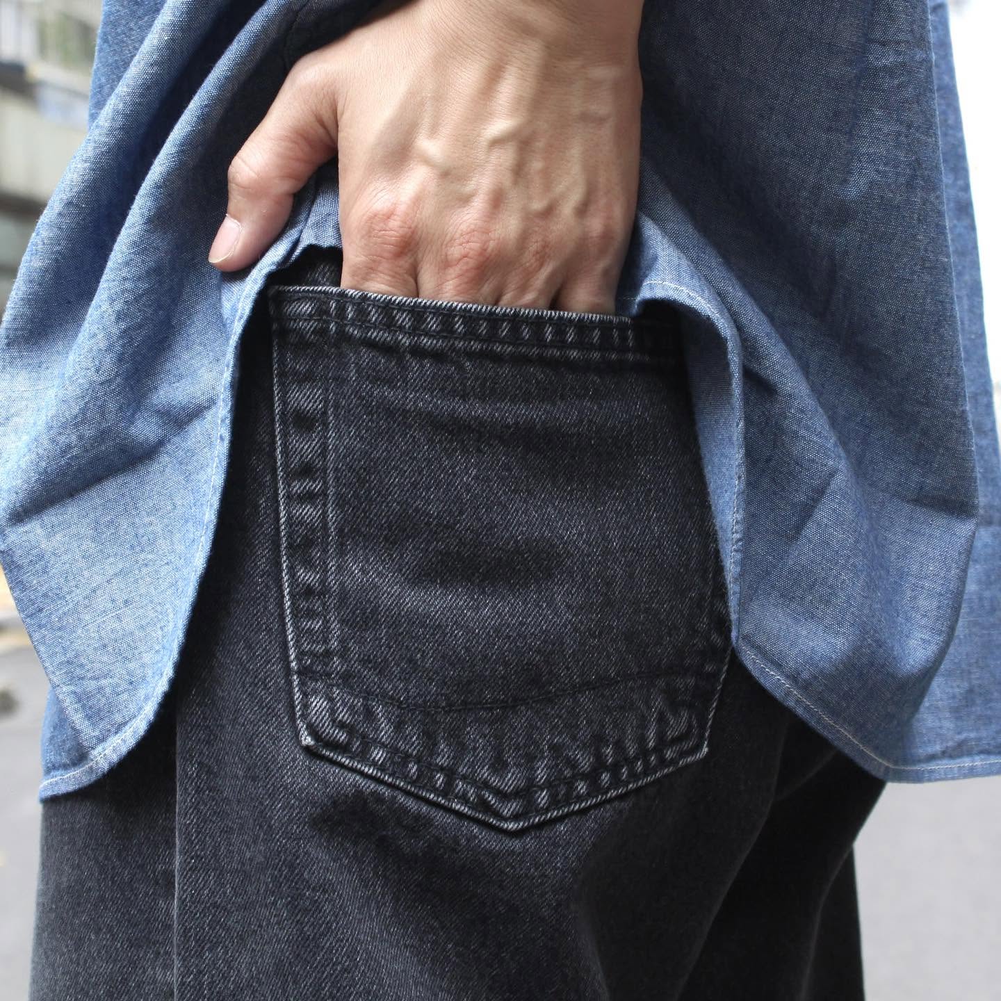 OrSlow -SUPER DAD’S DENIM(STONE BLACK)