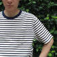 FELCO - 
S/S AMERICAN VINTAGE STRIPE POCKET TEE